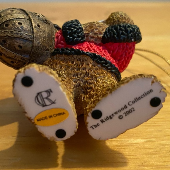 2002 The Ridgewood Collection University of Georgia bear Christmas ornament - Picture 7 of 7